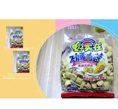 文博好实在劲香鸡卷家庭实惠装膨化食品